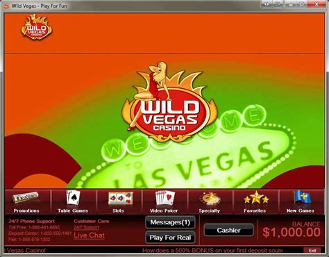 wild vegas casino bonus code